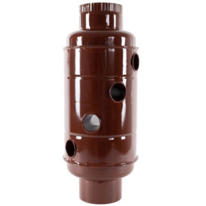 ΕΜΑΓΙΕ ΚΑΖΟ  Φ 150mm ΤΥΠΟΥ ΒΑΡΕΛΑΚΙ ( ΜΑΥΡΟ )