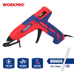 ΠΙΣΤΟΛΙ ΘΕΡΜΟΚΟΛΛΑΣ  60/100W WP297005 WORKPRO (PROFI) (ΚΑΡΤΕΛΑ)