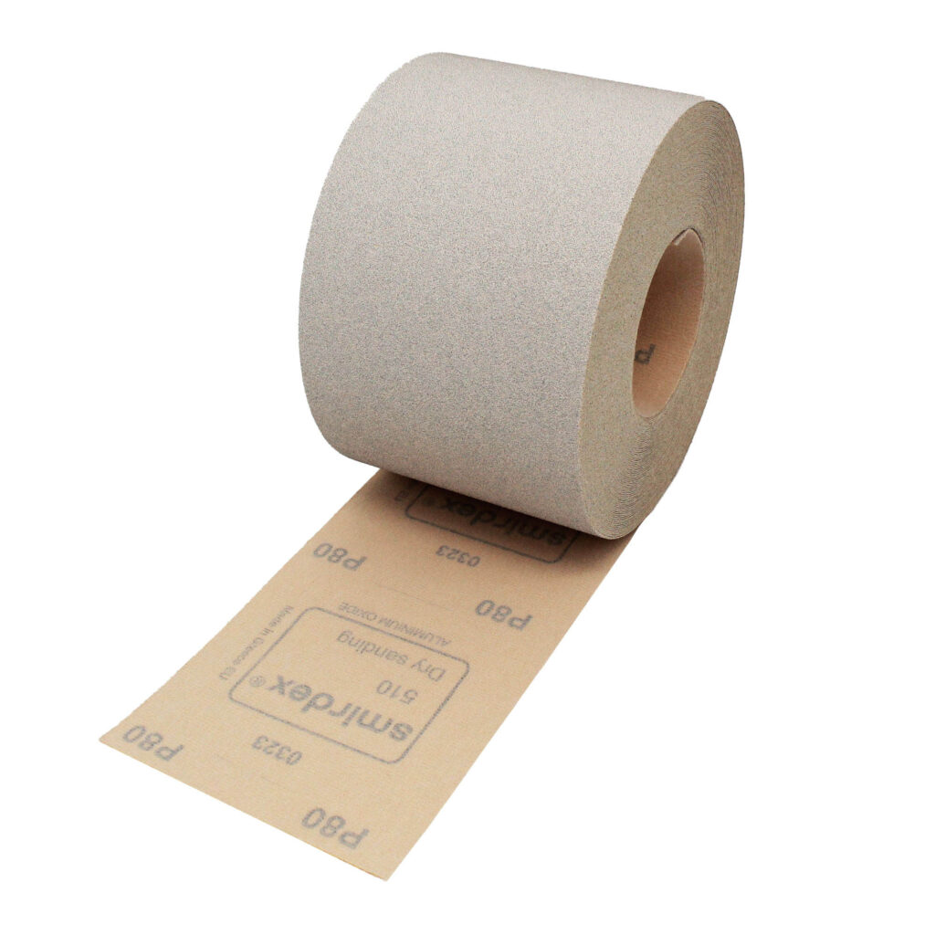 VELCRO ΡΟΛΟ.. ΛΕΥΚΟ. 115mm X 25m  Ρ 80   (510)