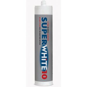 ΣΙΛΙΚΟΝΗ SUPERWHITE 10  280ml  ΔΙΑΦΑΝΗ (ΑΝΤΙΜΟΥΧΛΙΚΗ FUNGIBAN)
