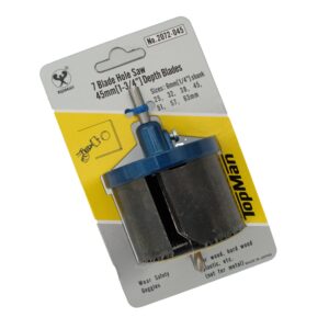 ΠΟΤΗΡΟΤΡΥΠΑΝΑ ΞΥΛΟΥ 25-63 45mm (ΣΕΤ 7τμχ) TOPMAN 2072-045