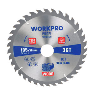 ΔΙΣΚΟΣ ΚΟΠΗΣ ΞΥΛΟΥ Φ185x20,0mm (36Δ) WP405618 WORKPRO (PROFI) (ΚΑΡΤΕΛΑ)