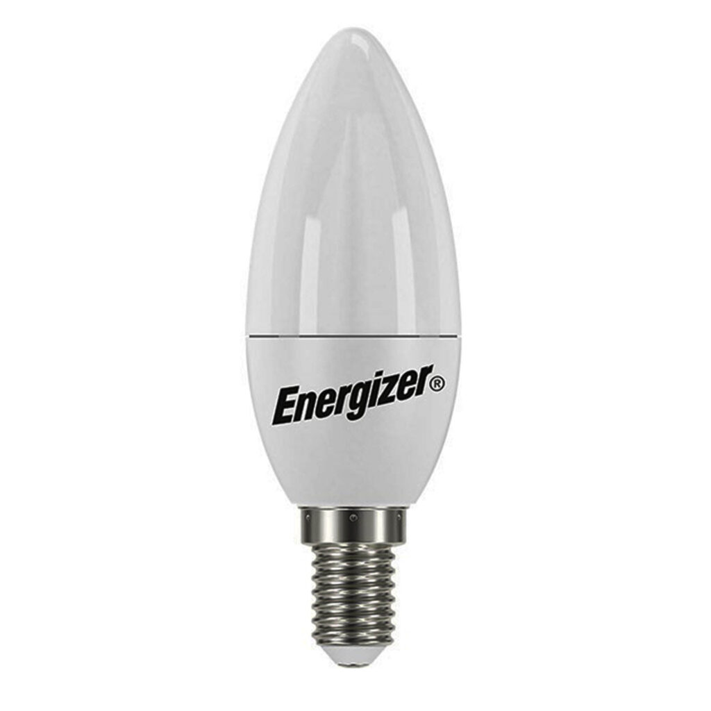 ΛΑΜΠΑ LED E14 CANDLE (ΚΕΡΑΚΙ) 5.2W  470Lm ΘΕΡΜΟ 3000K S16591 ENERGIZER