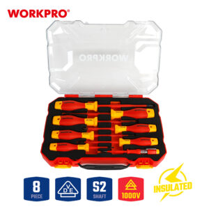 ΚΑΤΣΑΒΙΔΙΑ ΣΕΤ 8τμχ ΜΕ ΜΟΝΩΣΗ VDA ΕΩΣ 1000V WP204700 WORKPRO (PROFI) (ΚΑΡΤΕΛΑ)