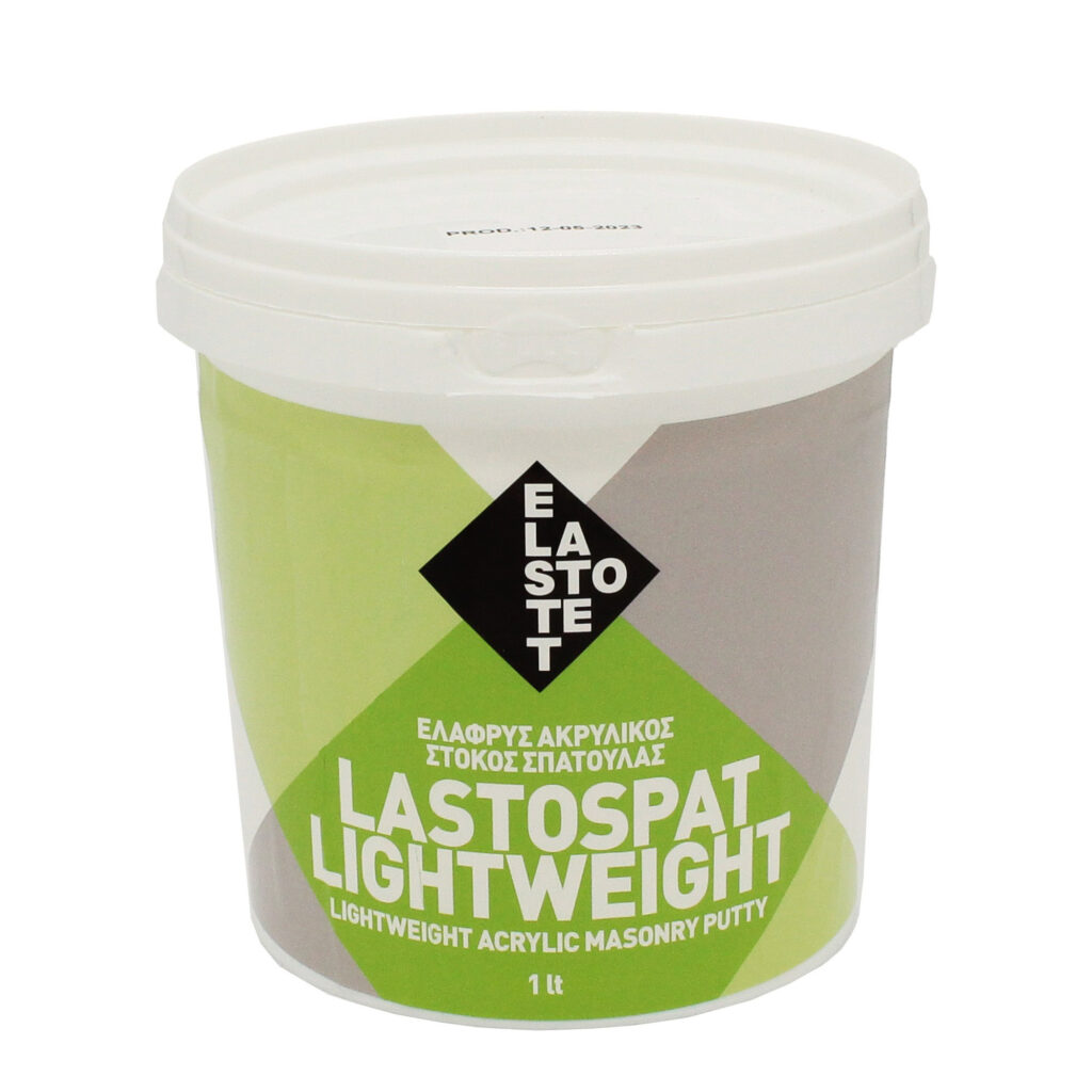 ΣΤΟΚΟΣ ΣΠΑΤΟΥΛΑΣ ΑΚΡΥΛΙΚΟΣ  ΕΛΑΦΡΥΣ  1 Lt  LASTOSPAT LIGHTWEIGHT