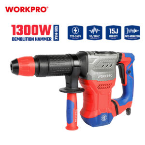 ΣΚΑΠΤΙΚΟ ΠΙΣΤΟΛΕΤΟ 1300W SDS MAX (15,0 Joule) WP470608CE WORKPRO (PROFI)
