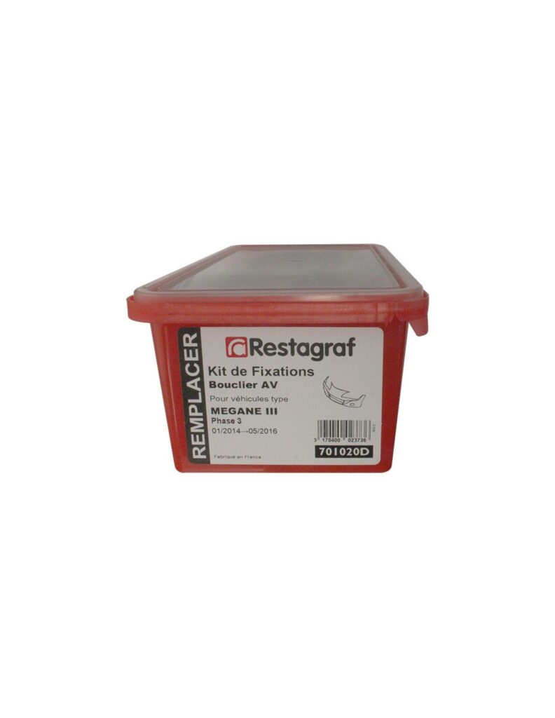 KF KIT Front bumper MEGANE III Phase 3 NBI 01.2014 → 05.2016