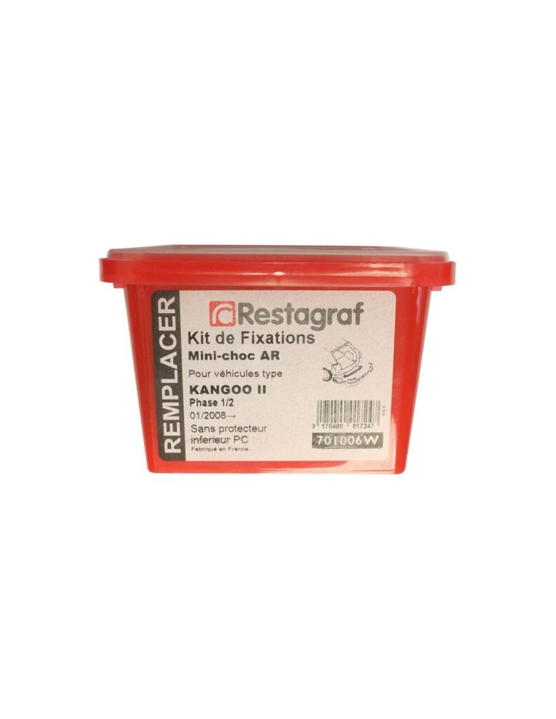 KF KIT Rear mini-impact KANGOO II Ph1-2 Without bumper bottom protector 01.2008 →