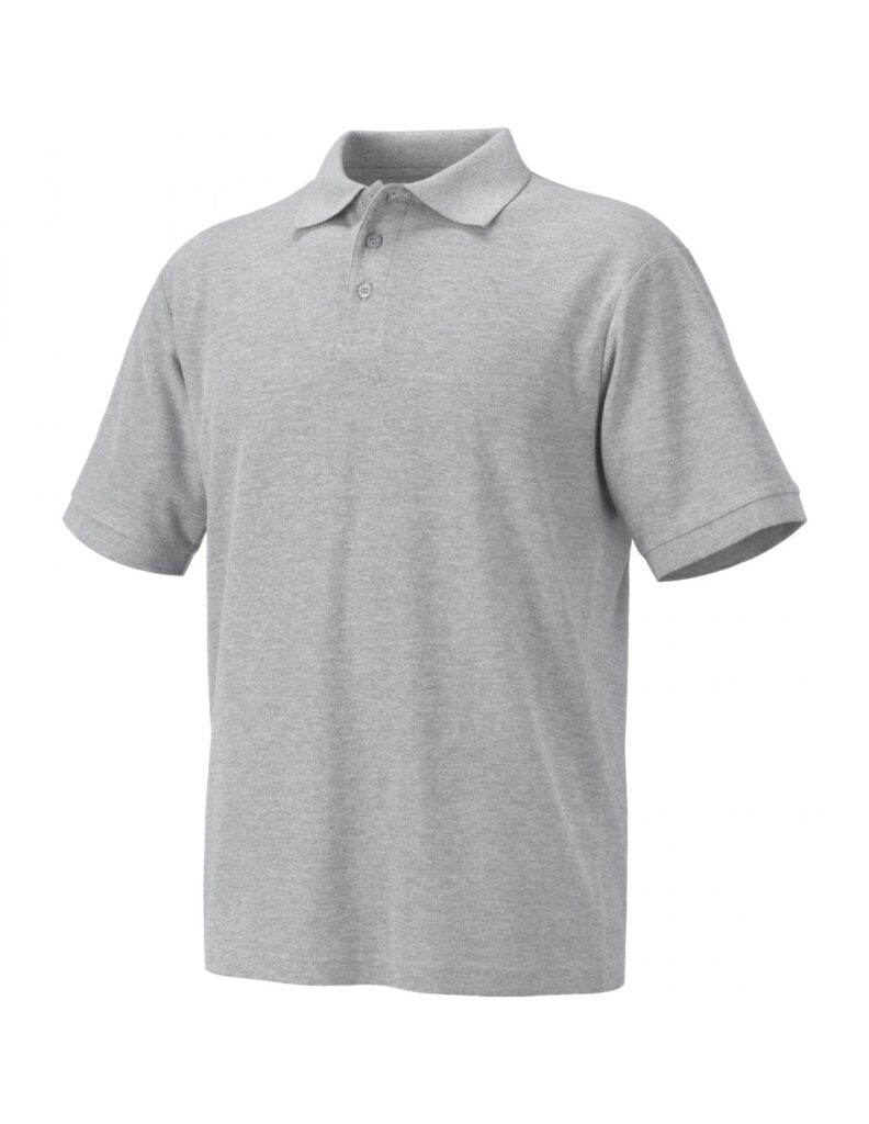 POLO 100% COTTON SMART GREY MELANG, Μέγεθος M