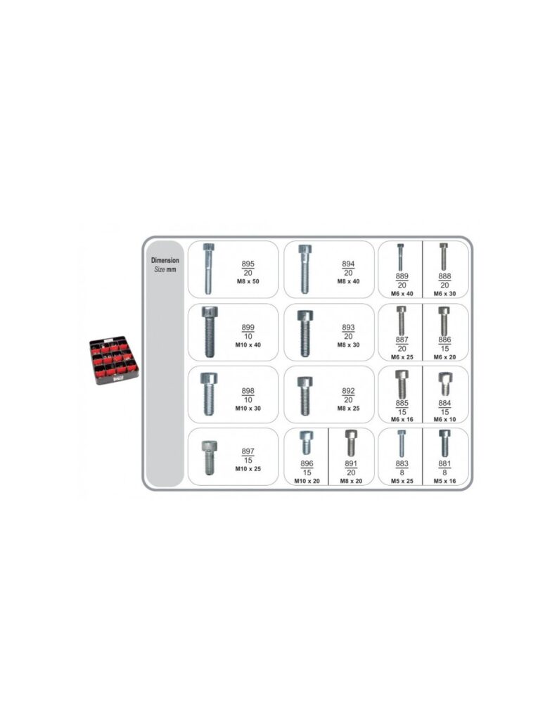 R66/67 GRADE 8.8 SOCKET HEAD CAP SCREW M5-0.80 → M10-1.50 DIN 912