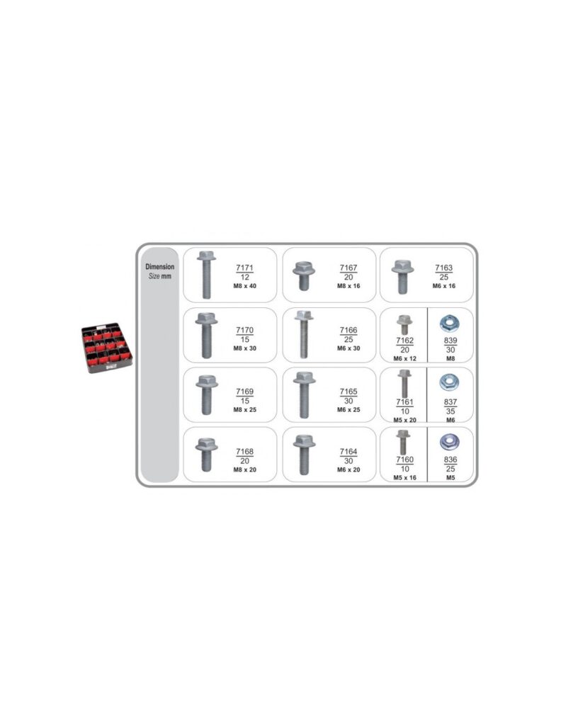 R66/67 HEXAGON FLANGE SCREWS AND FLANGE NUTS