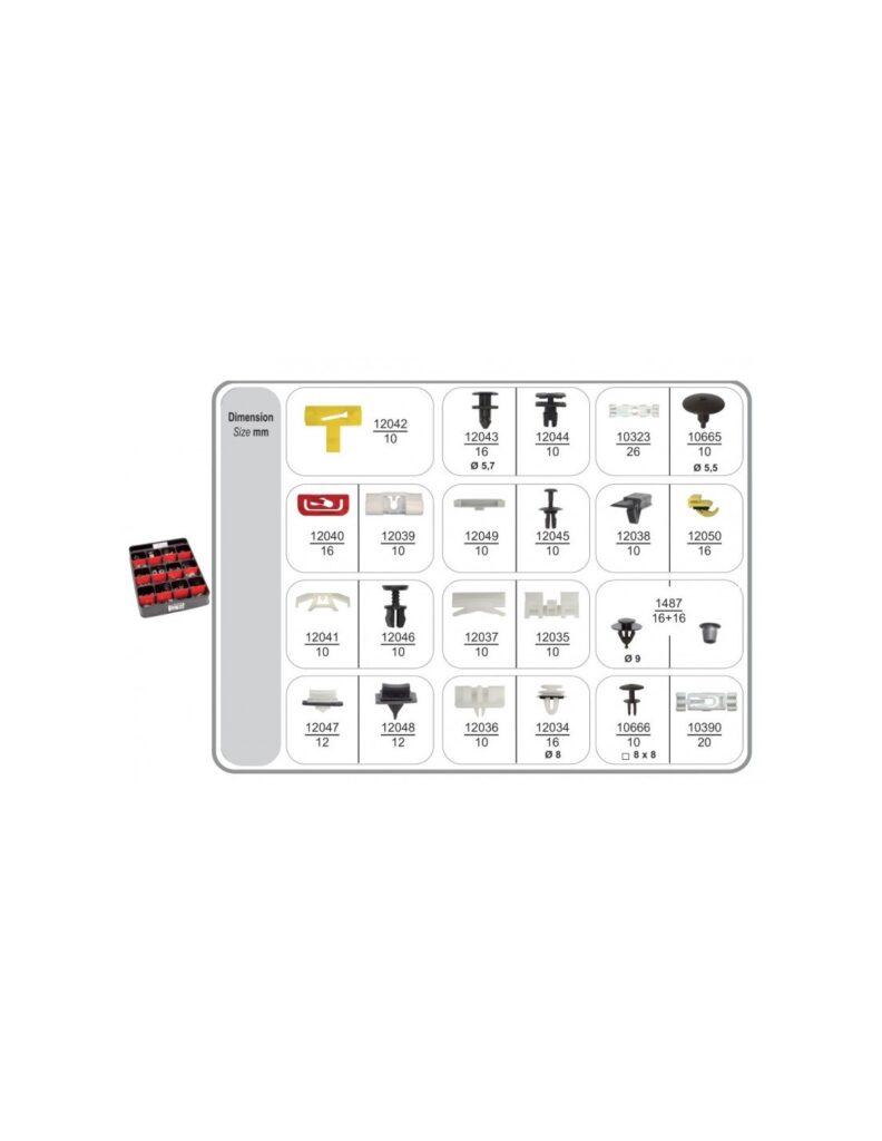 R66/67 WINDSCREEN MOULDING CLIPS ALL EUROPEAN MODELS