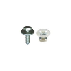 SCREW AND NUT SET M6-1.00 ENGINE UNDERCOVER MUDGUARD