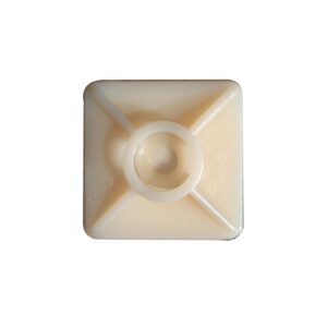 SELF ADHESIVE MOUNT 27 x 27 mm FOR PLASTIC CABLE TIE