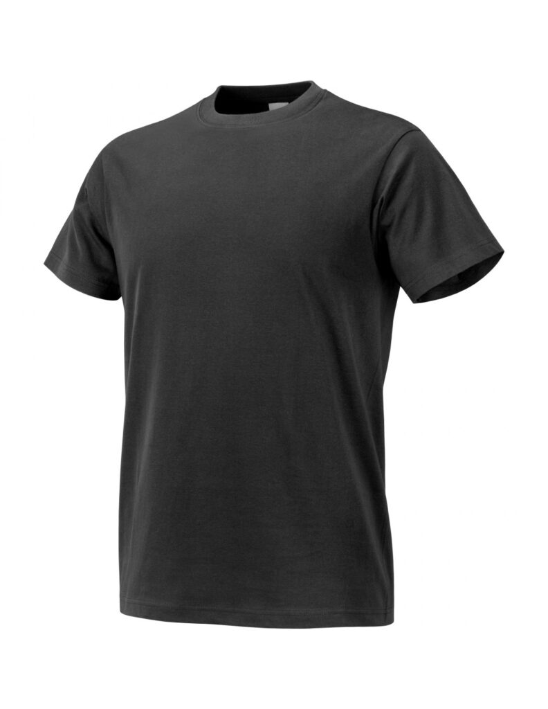 T-SHIRT 100% COTTON ESSENTIAL BLACK, Μέγεθος M