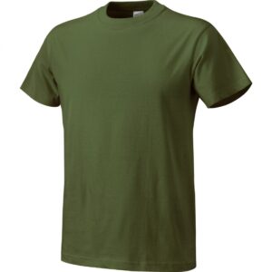 T-SHIRT 100% COTTON ESSENTIAL KHAKI, Μέγεθος M