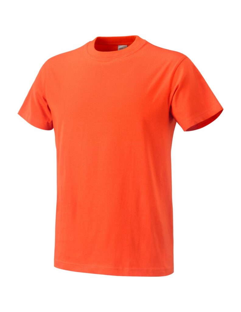 T-SHIRT 100% COTTON ESSENTIAL ORANGE, Μέγεθος M