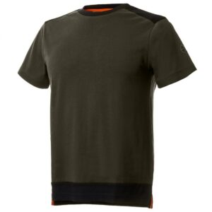 T-SHIRT NICE STRETCH GREEN - BLACK, Μέγεθος XL