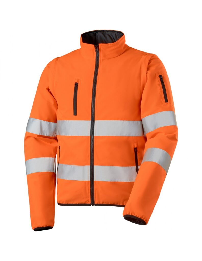 ΑΝΑΚΛΑΣΤΙΚΟ JACKET - ΑΜΑΝΙΚΟ ΕΡΓΑΣΙΑΣ SOFTSELL  JOPLIN ORANGE, Μέγεθος L