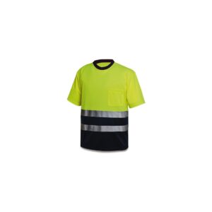 ΑΝΑΚΛΑΣΤΙΚΟ T SHIRT ΕΡΓΑΣΙΑΣ OPTIC ΚΙΤΡΙΝΟ/ΜΠΛΕ, Μέγεθος M
