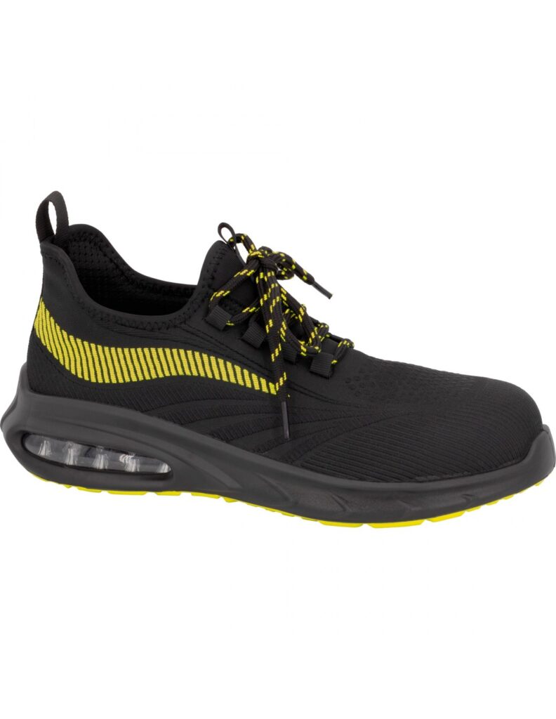ΠΑΠΟΥΤΣΙΑ ΑΣΦΑΛΕΙΑΣ ESD ΜΕ ΑΕΡΟΣΟΛΑ RUSH-998 S1 PL FO SR BLACK - YELLOW, Μέγεθος 41