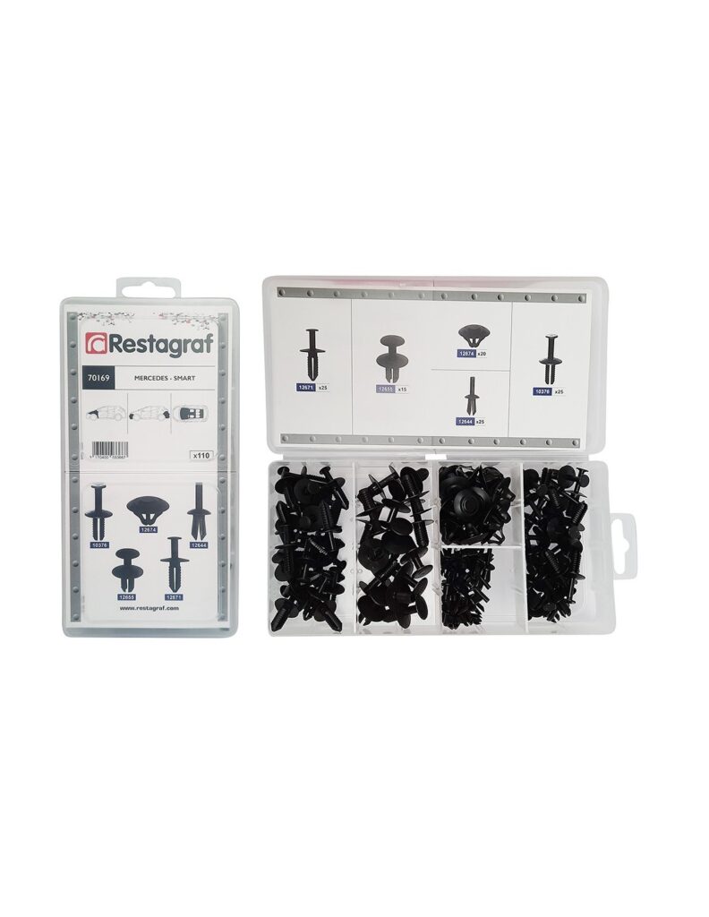 ΣΥΛΛΟΓΗ CLIPS AND PLASTIC RIVETS MERCEDES SMART